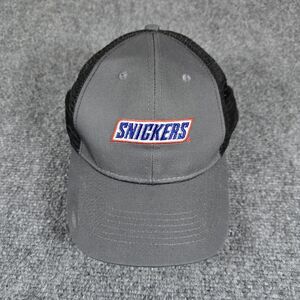 SNICKERS hat gray black adjustable‎ snapback cap